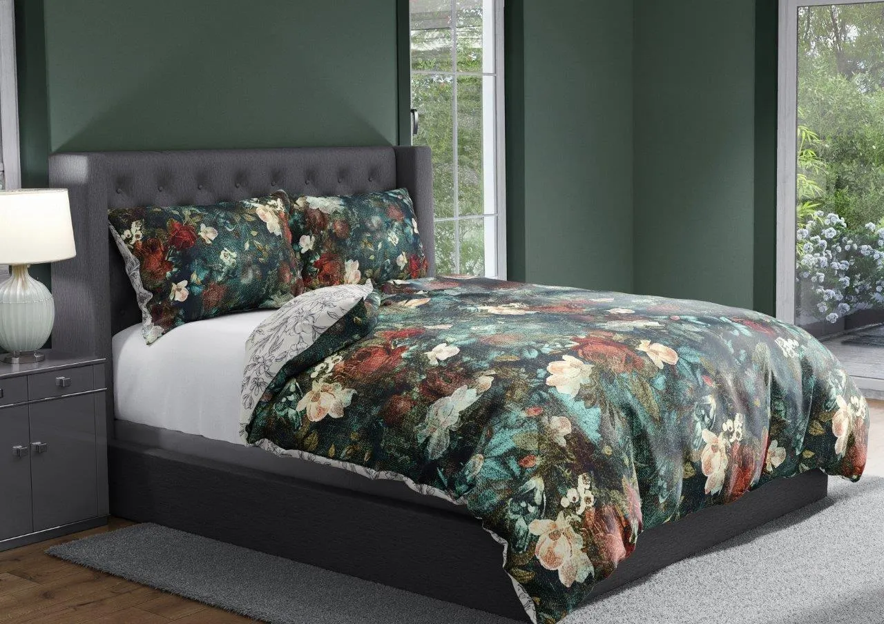 Pościel komplet NOBILE 012 160x200+2x70x80 satyna bawełaniana fotoprint wielokolorowy - FARO_31218