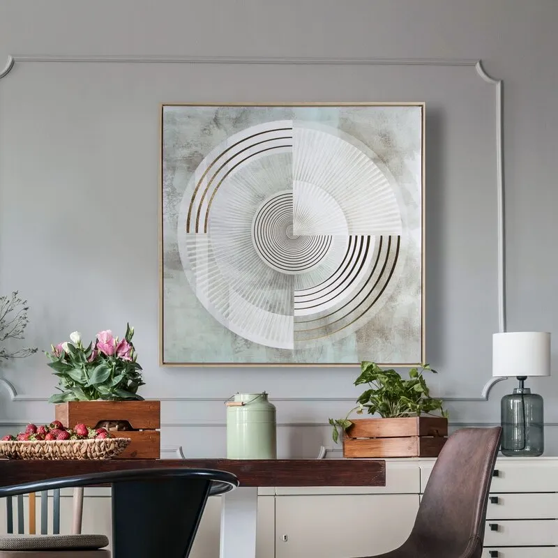 OBRAZ 641 80 X 80 CM BIAŁY - EU_440559