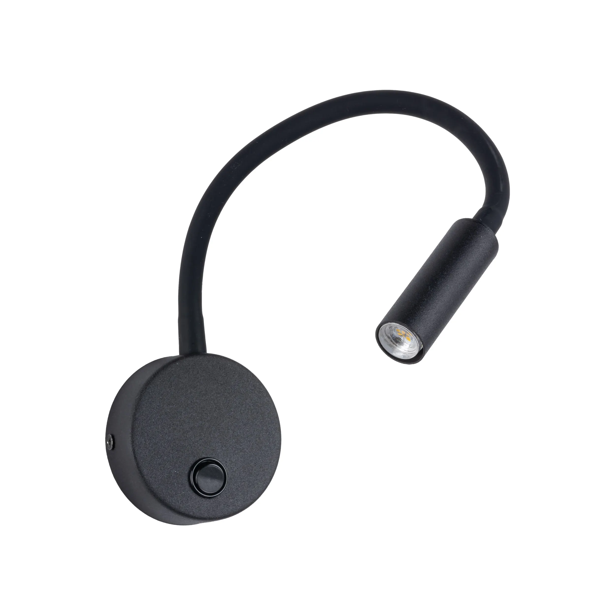 Kinkiet LAGOS czarna regulowana z włącznikiem 30x27cm - TK_5922