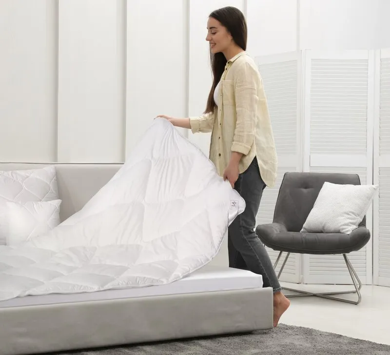 Poduszka antyalergiczna DESIGN91 Silver 50x60 cm biała - EU_369548