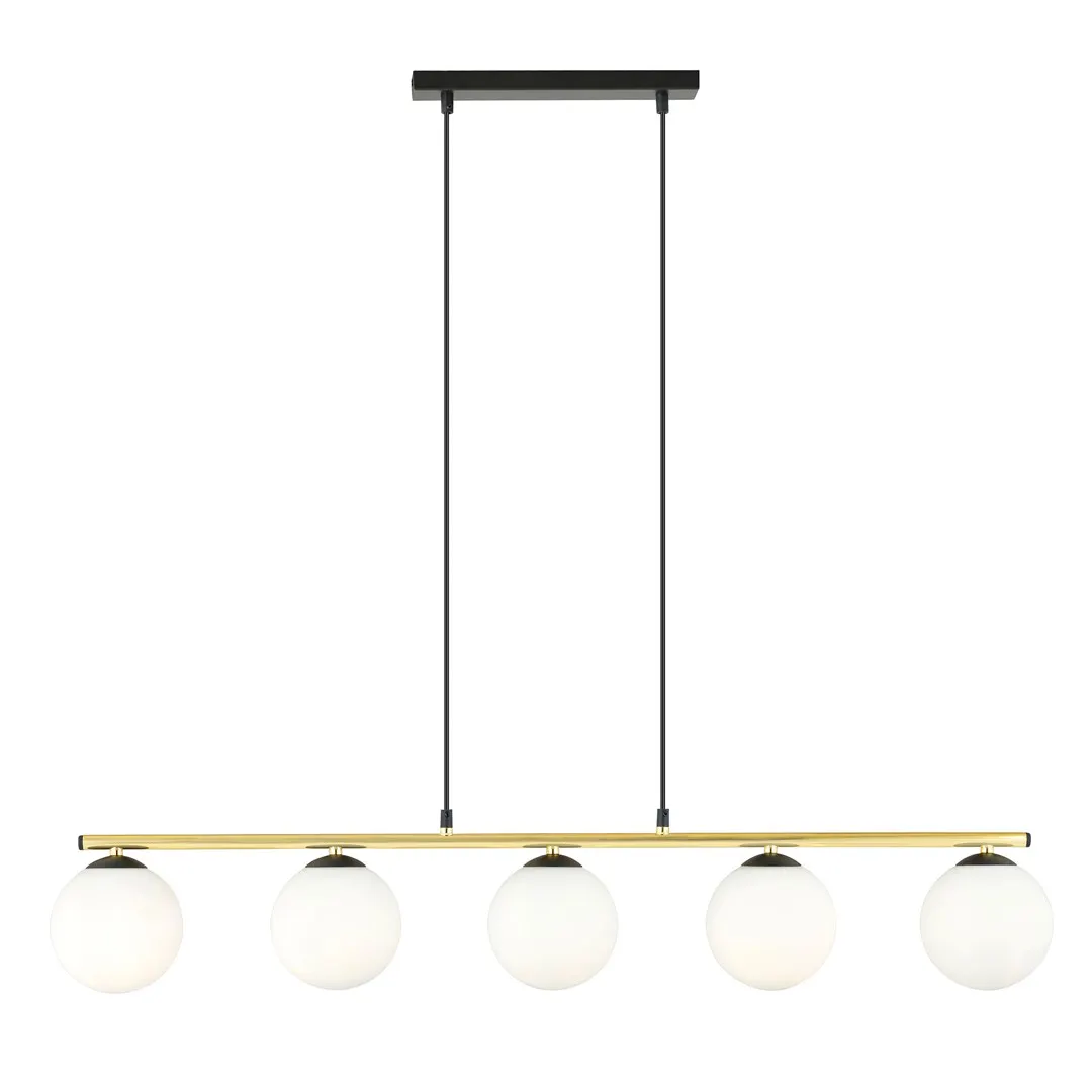 Lampa wisząca ALLORA Czarny,Złoty 1254/5 - 1254/5