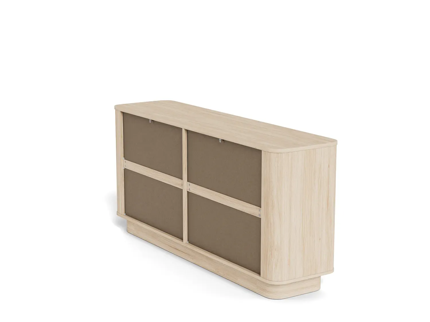 Komoda z 4 szufladami ATMORE 160 dąb bielony - H000025656