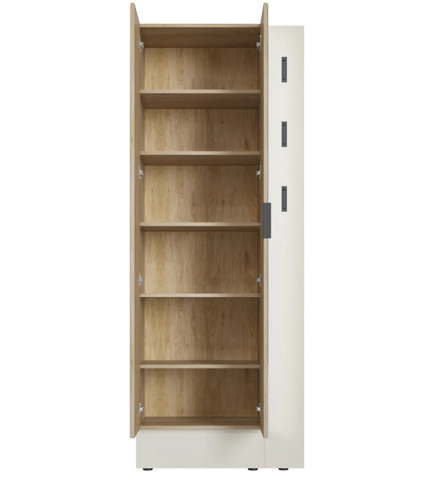 Bieliźniarka 2-drzwiowa z lustrem SARINA SANGS1 DĄB CREMONA | CASHMIRE - 6000000021183