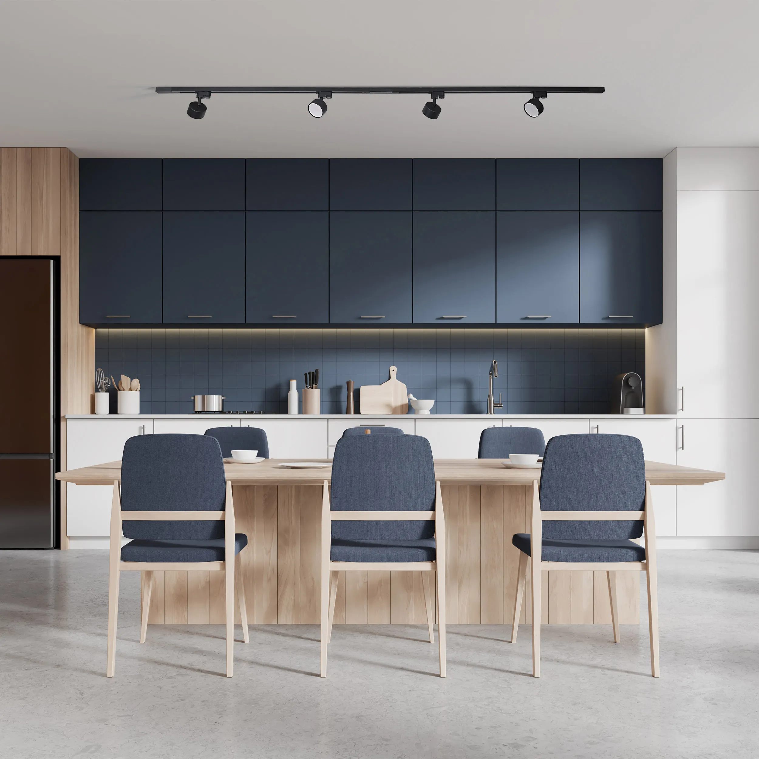 Reflektor listwowy TRACER czarny regulowany 14x11x8cm - TK_4398