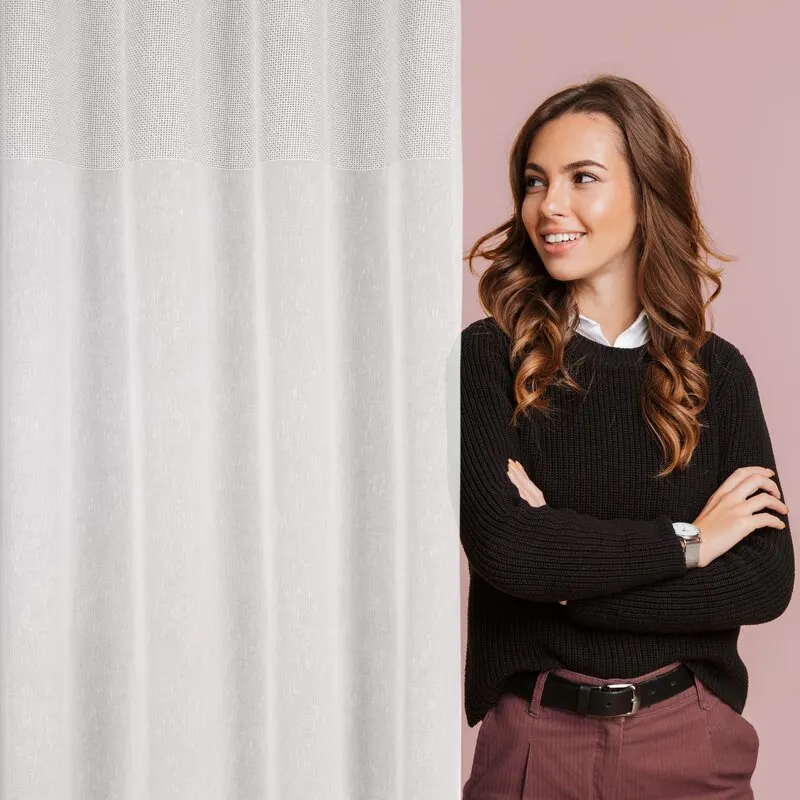 FIRANA GOTOWA MARISA 140 X 250 CM BIAŁY — zdjęcie 14