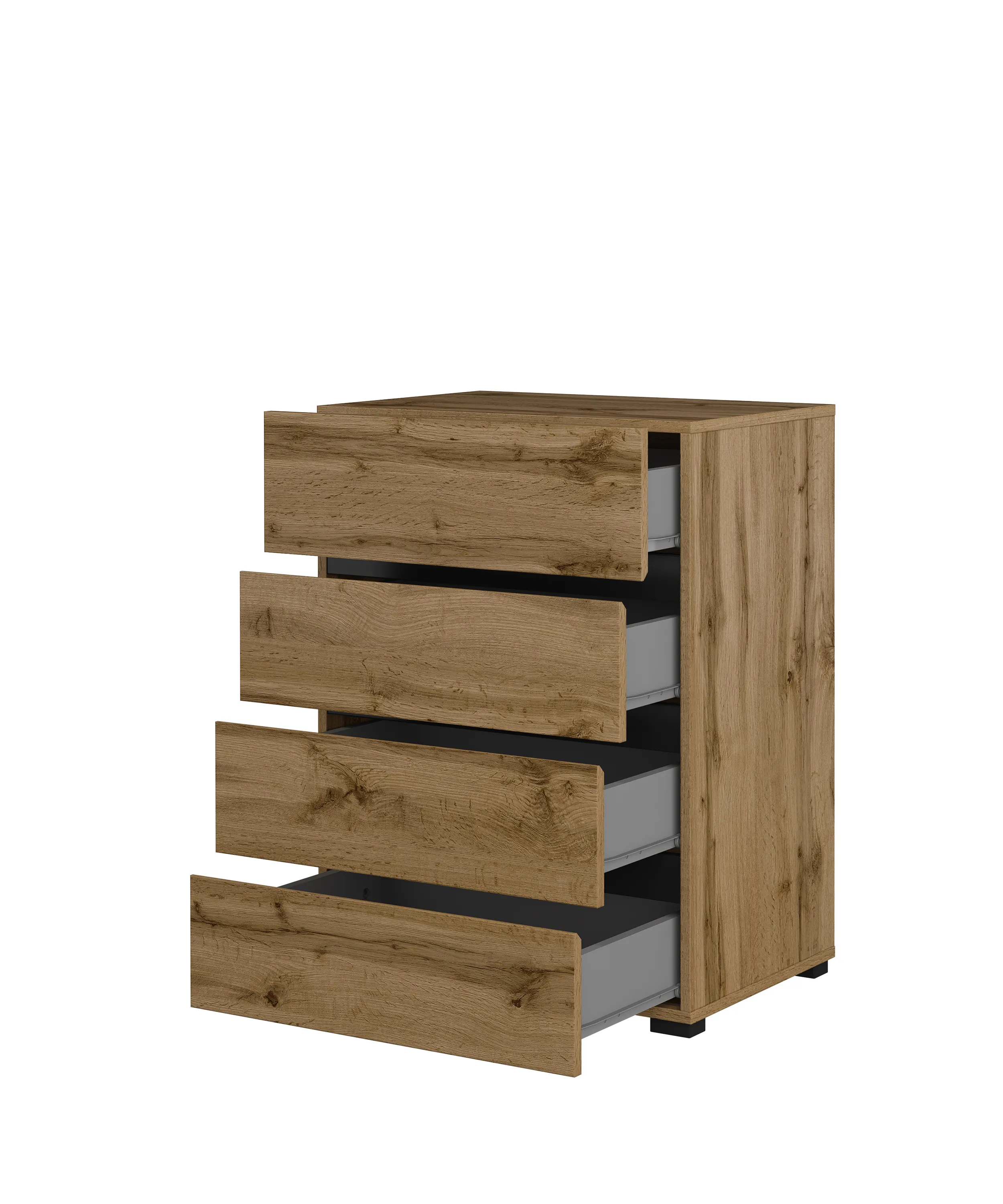 Komoda z szufladami CROSS 60 cm dąb wotan - 24N6MY27