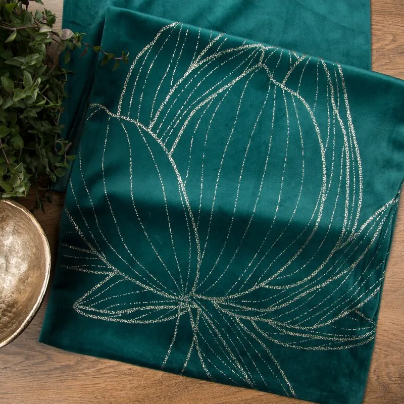 OBRUS BLINK 12 35 X 180 CM CIEMNOTURKUSOWY - EU_389604