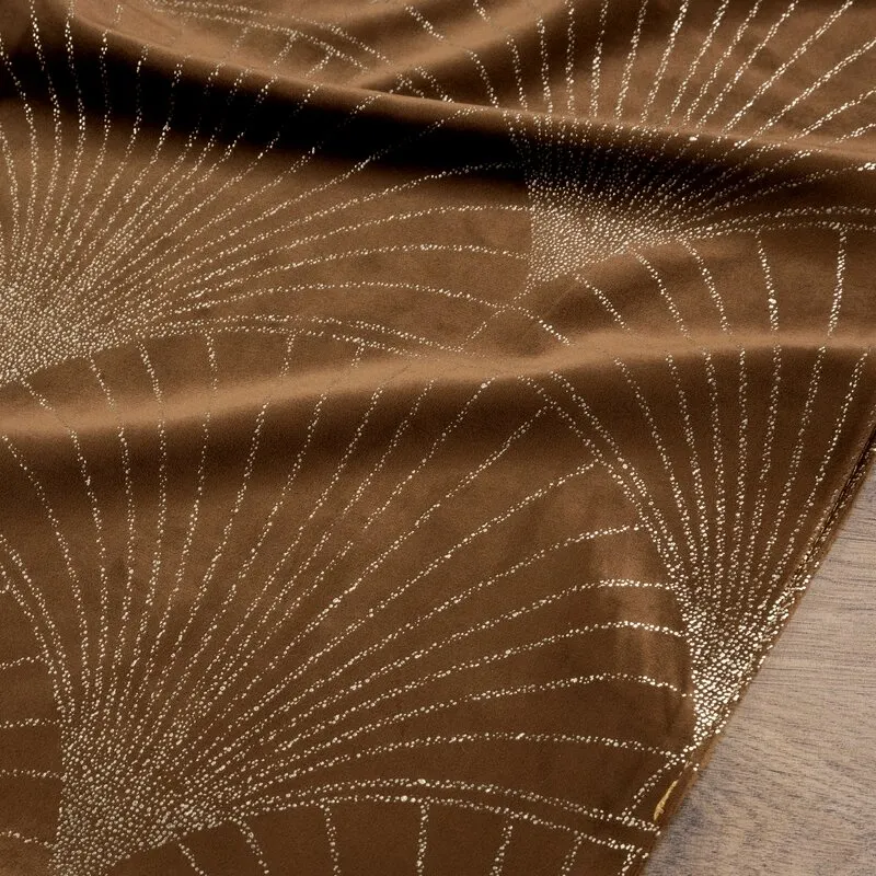 OBRUS BLINK 14 35 X 180 CM BRĄZOWY - EU_389997