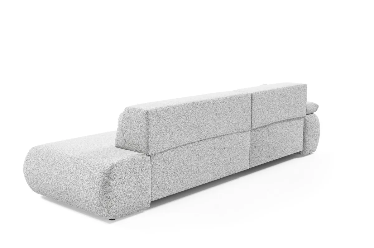 Narożnik rozkładany z pojemnikiem PUENTE 286 cm lewostronny jasnoszary - PUENTE_NAR_PUENTE80_L