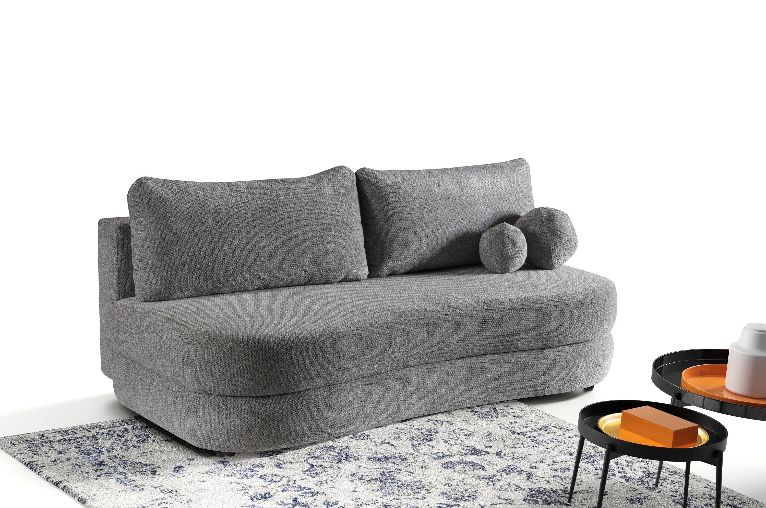 Sofa z funkcją spania Rocket Bliss 90 szara — zdjęcie 8