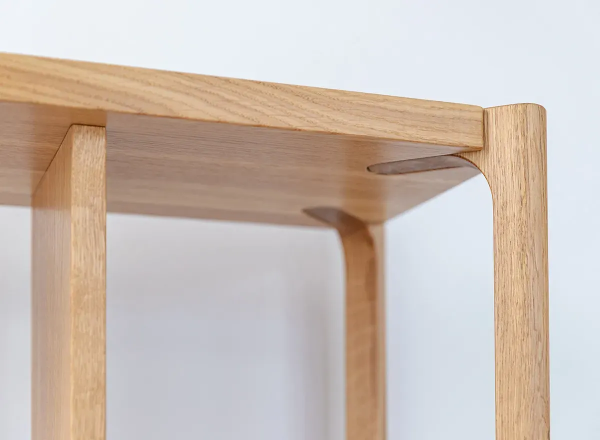 Regał dębowy duży CAMPI dąb olejowany - KULCA07