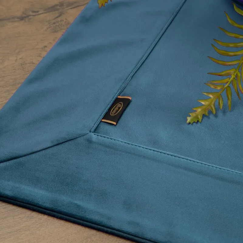 OBRUS VELVET 40 X 140 CM GRANATOWY - EU_421715