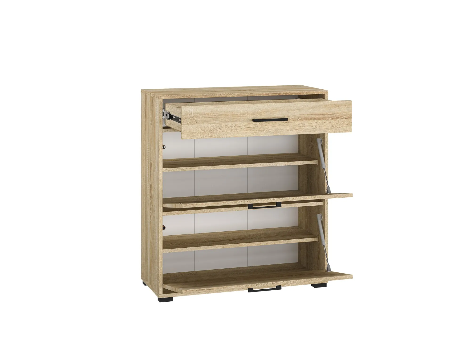 Szafka na buty CARO 10 Sonoma jasna 90x80x34 — zdjęcie 2