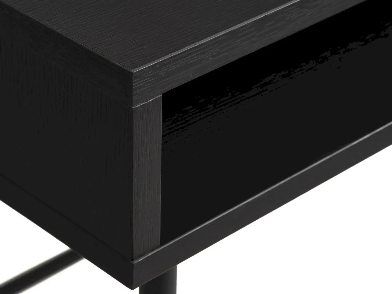 Biurko z szufladą PENSACOLA 60x120 czarne - UN_44681013
