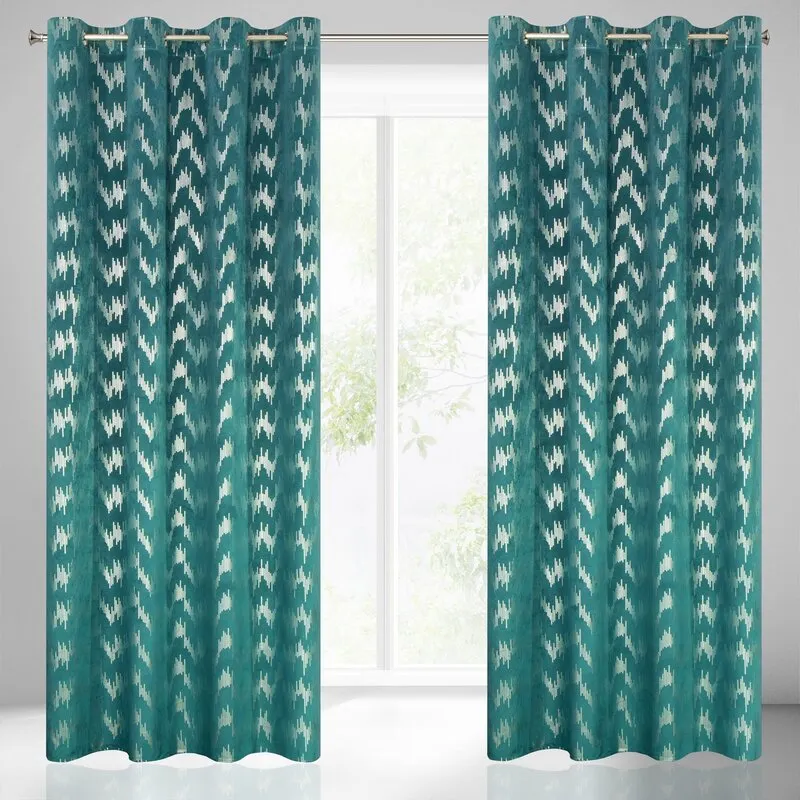 ZASŁONA GOTOWA CHILL 140 X 250 CM TURKUSOWY ZASŁONA GOTOWA CHILL 140 X 250 CM TURKUSOWY