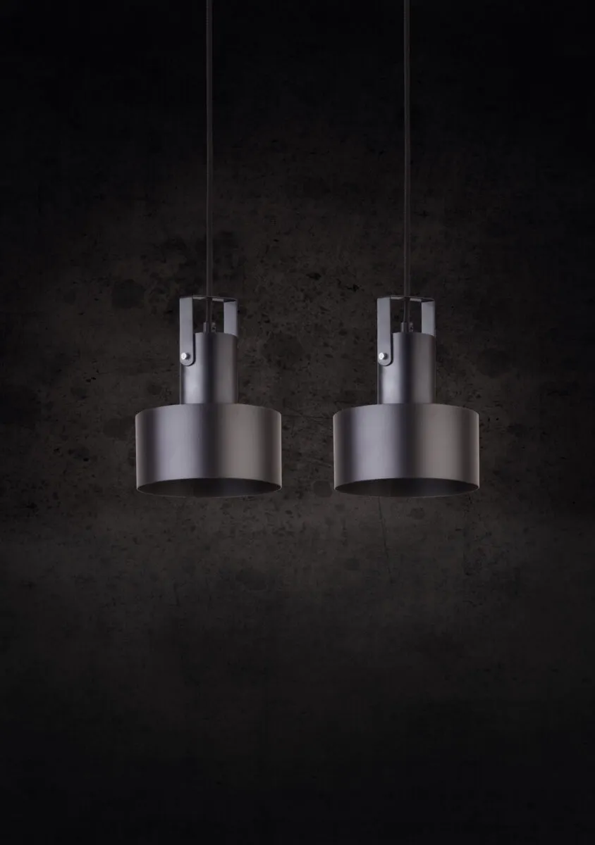 Lampa wisząca RIF PLUS 2 czarna - SI_31193