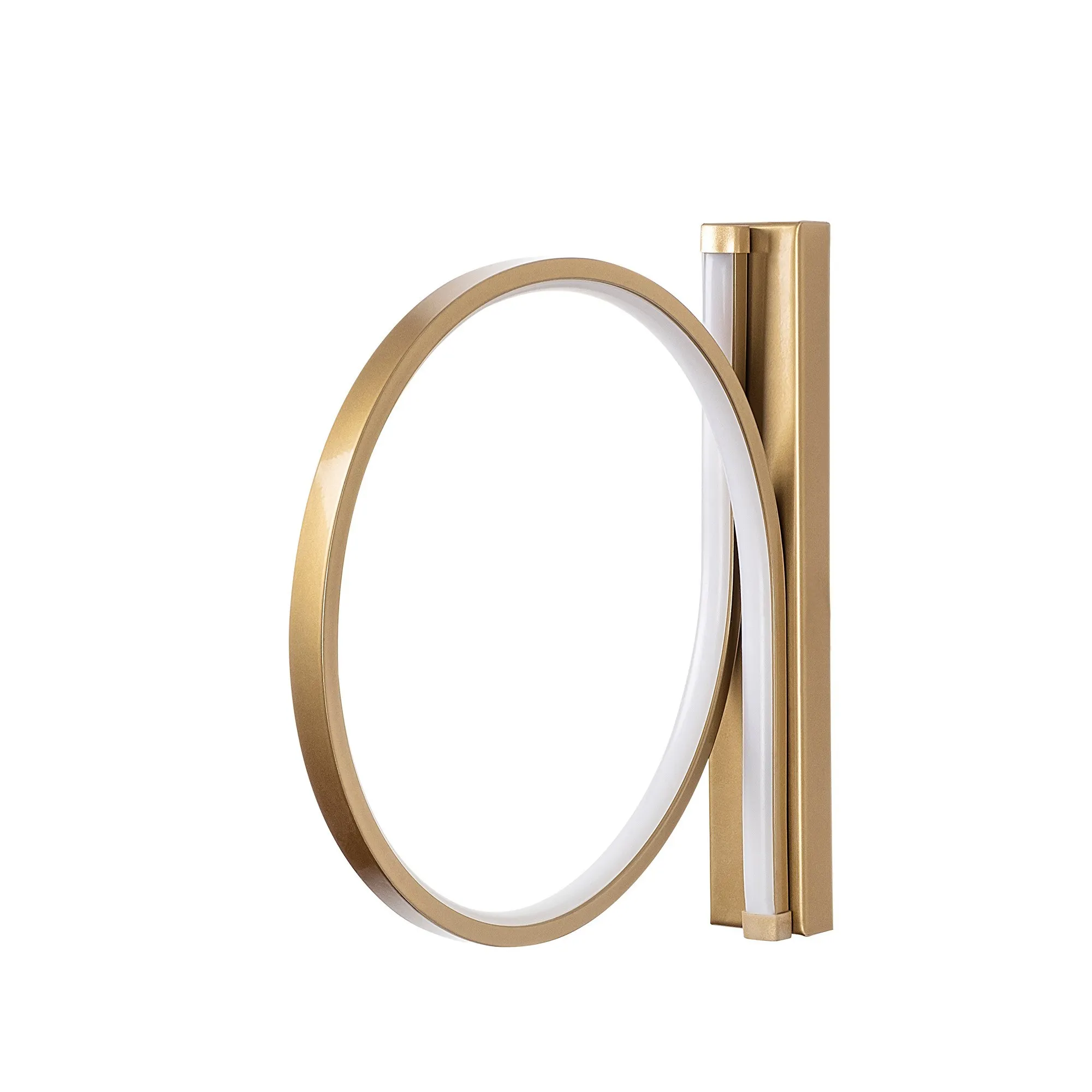 Lampa ścienna kinkiet HALKA 50x30 cm złota