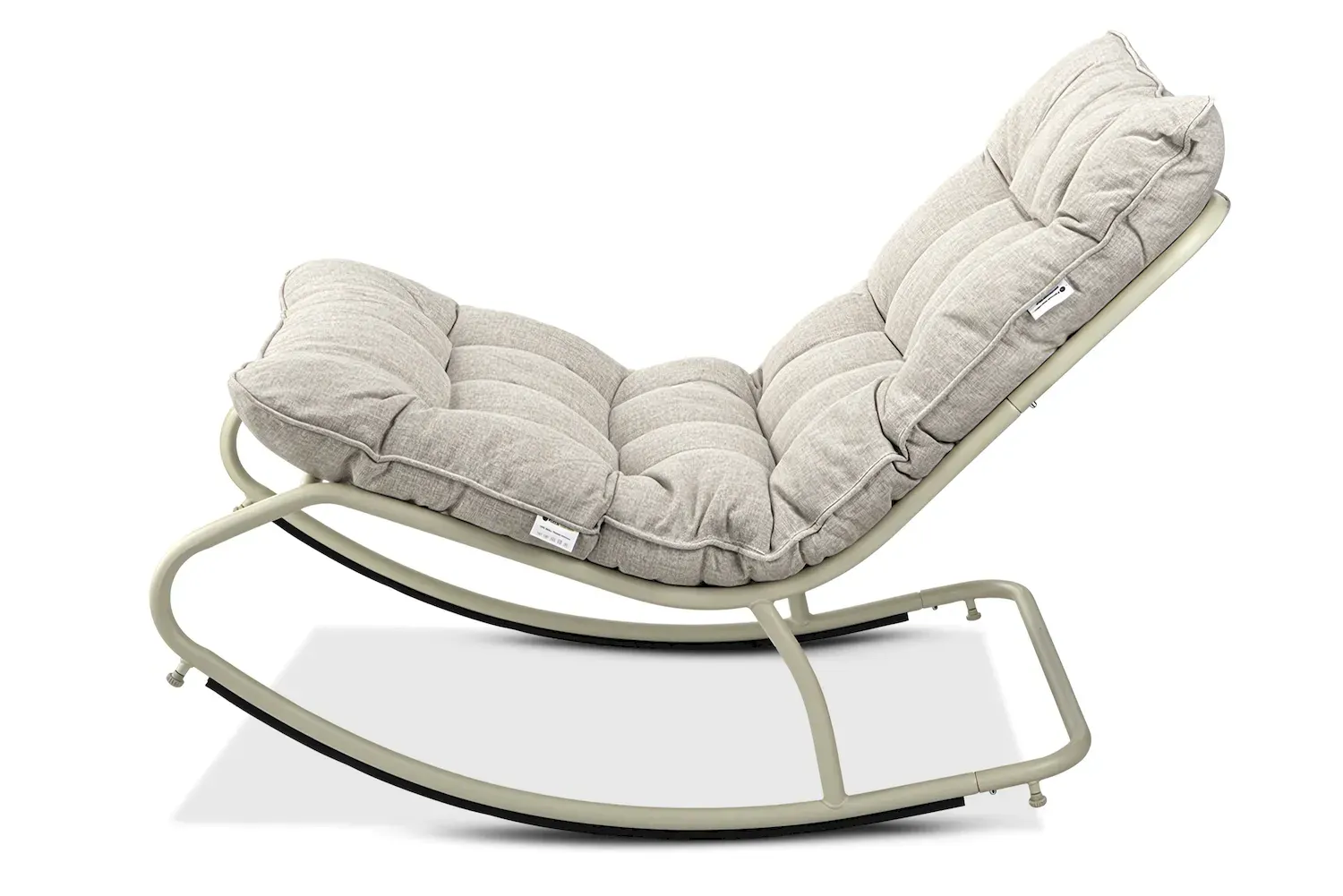 Zestaw Fotel bujany AGAVA i stolik ART jasny beż - FG007916