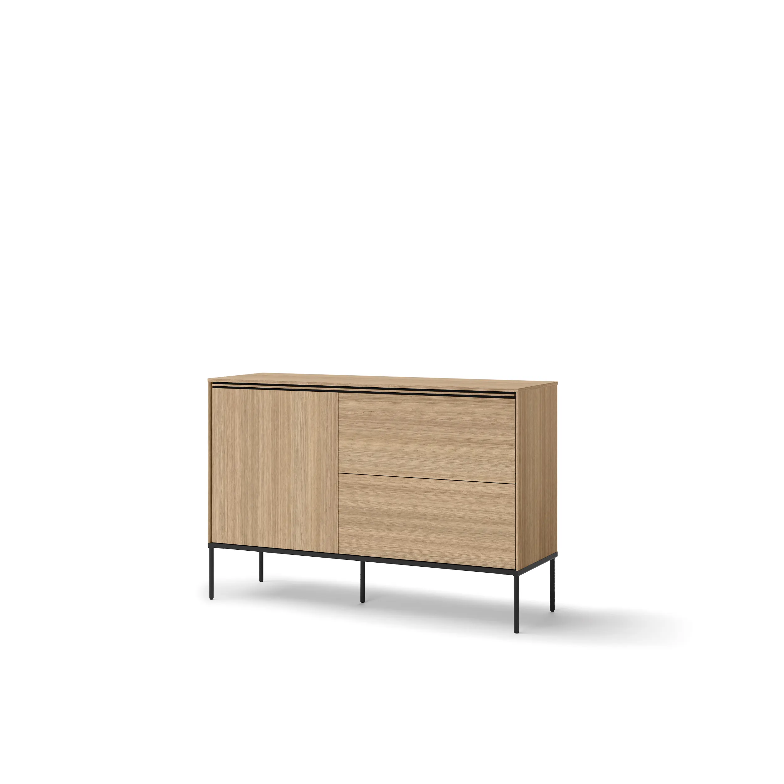 Komoda z szufladami VISSO VI-03 127cm dąb linearny