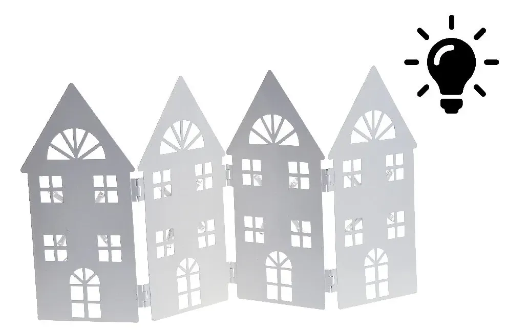 DOMEK metalowy LEDOWY 8732 biały DOMEK metalowy LEDOWY 8732 biały