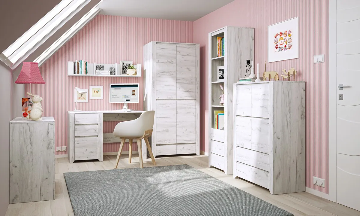 Łóżko młodziezowe ANGEL 90x200 z szufladą - 6001091000017