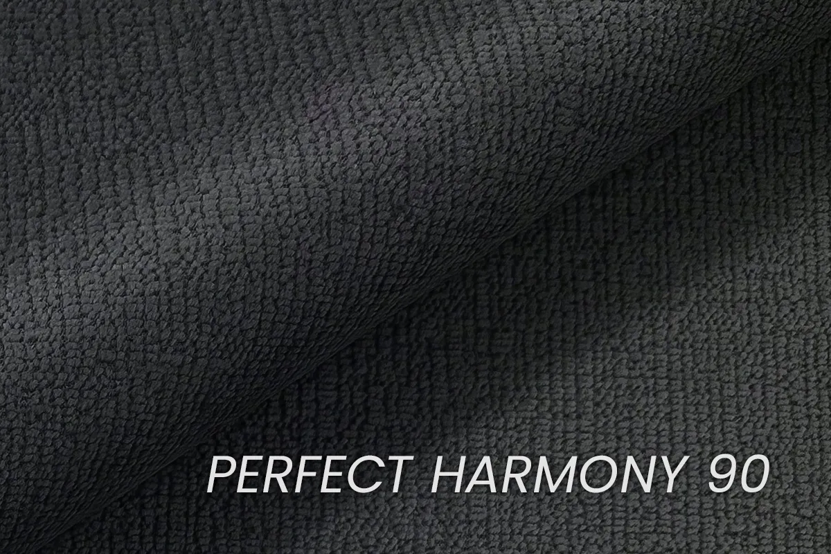 Narożnik prawostronny VALORIS L regulowane zagłówki i podłokietniki tkanina Perfect Harmony 90 grafitowy - B_162927