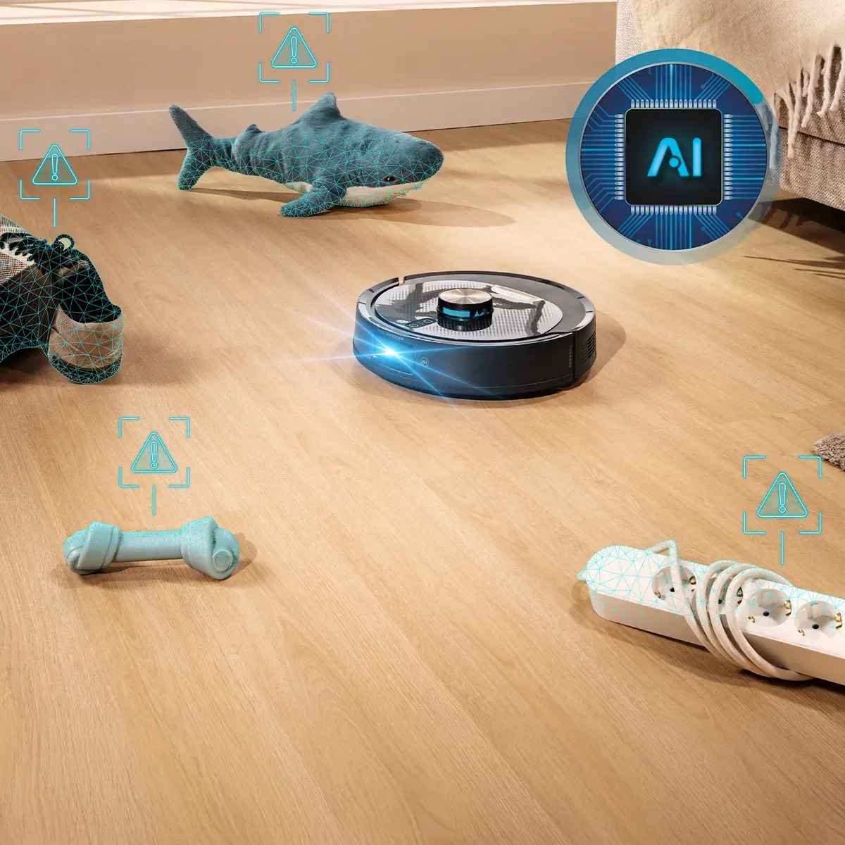 Robot sprzątający 4w1 CONGA Y100 Spin AI - CEC_A01_EU01_115945
