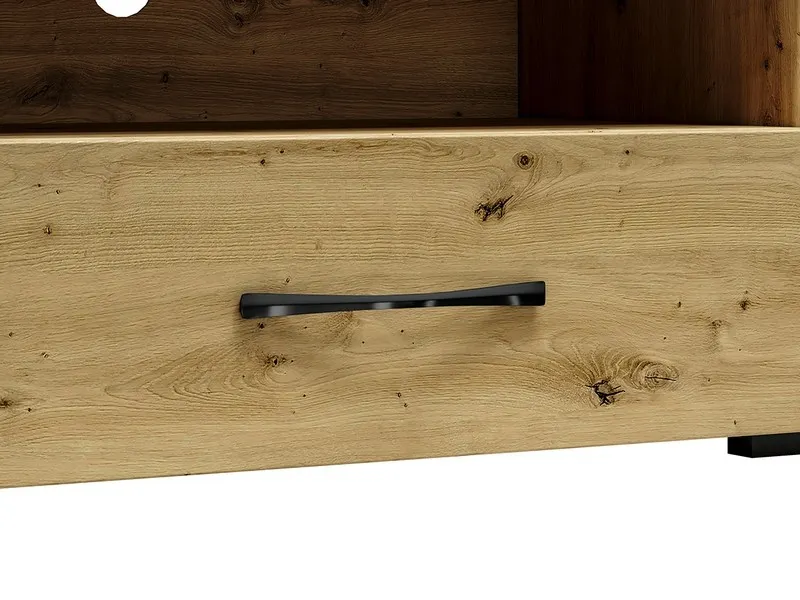 Szafka RTV z 2 szufladami i oświetleniem ARTIS 11, dąb artisan - 1ARTI11-001