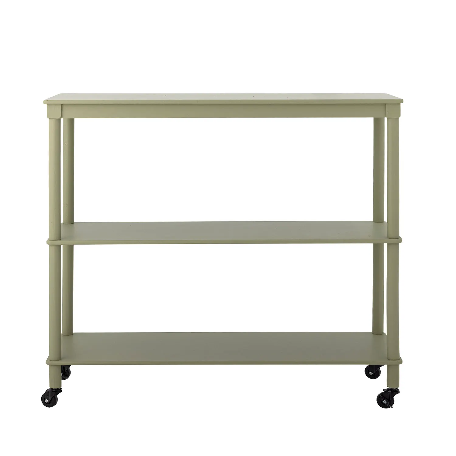 Konsola HARALD z 2 półkami 102 cm zielony