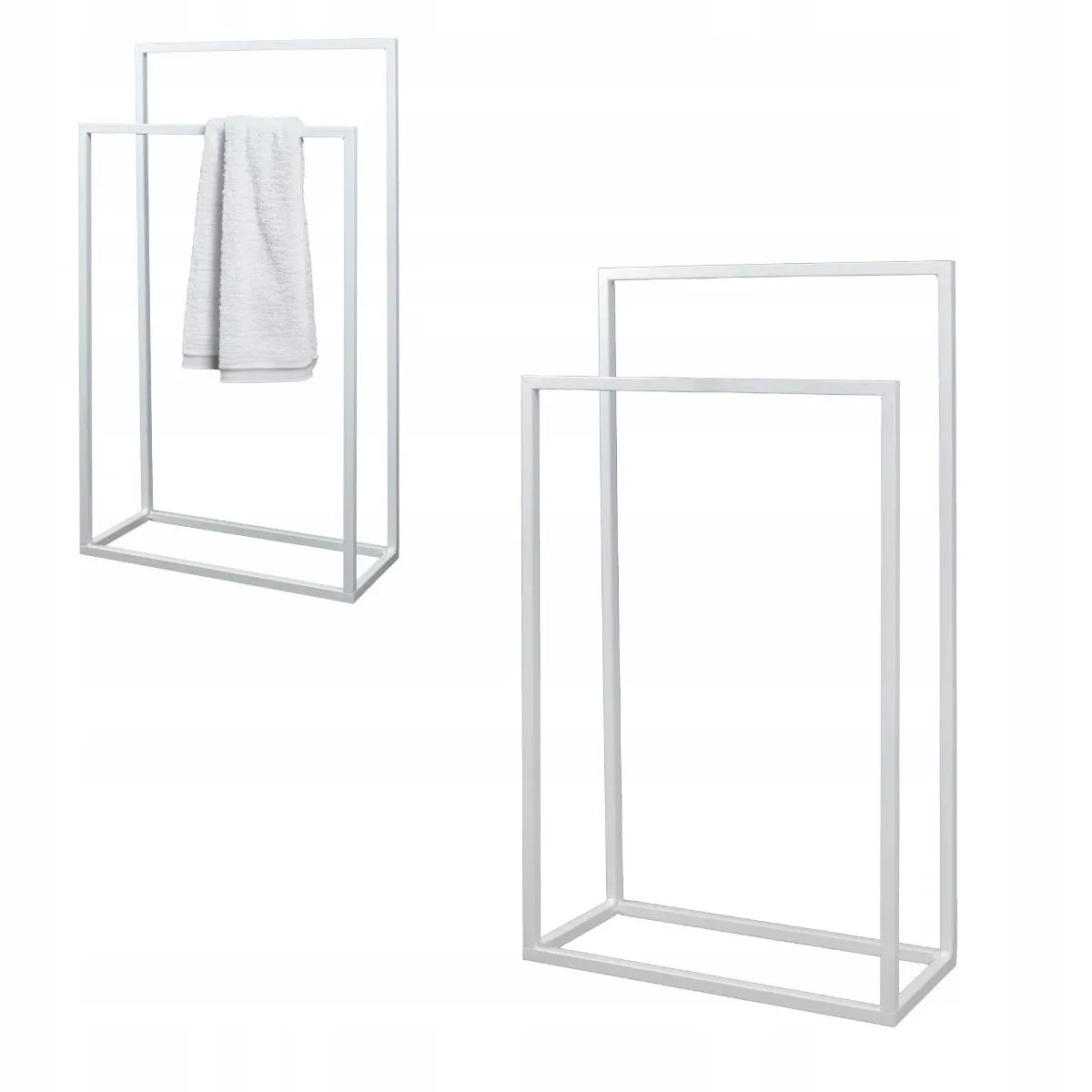 Wieszak na ręczniki metalowy OLIVER M biały Wieszak na ręczniki metalowy OLIVER M biały