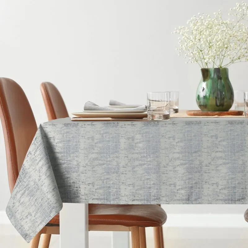 OBRUS ALINA 140 X 220 CM SREBRNY OBRUS ALINA 140 X 220 CM SREBRNY