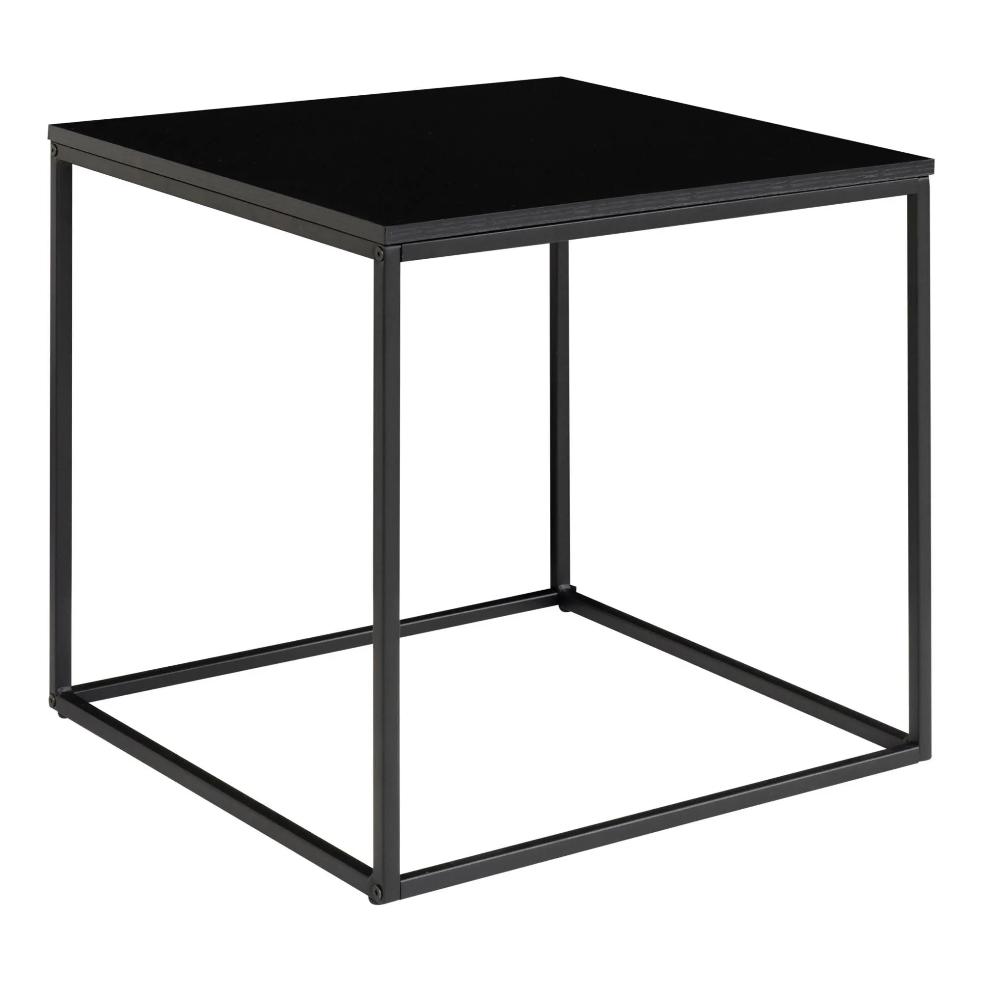 Stolik kawowy kwadratowy VITA 45x45x45 cm - czarny