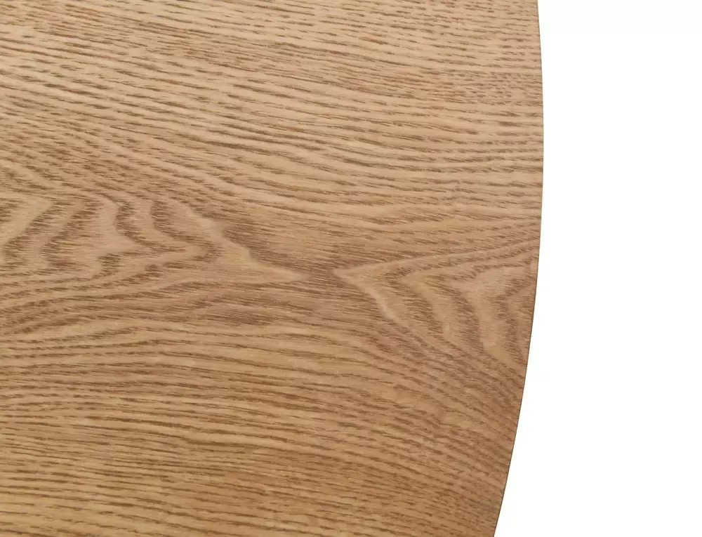 Stół okrągły ANGEL 100 cm efekt dębu - ANGELDFI100