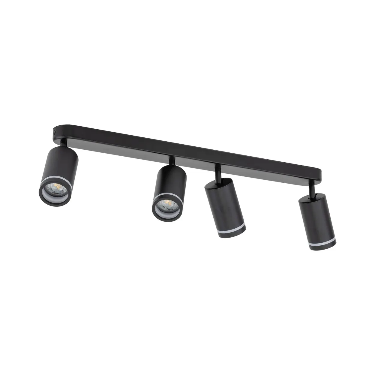 Lampa sufitowa JET czarna regulowana na metalowej listwie 74x15x5cm - TK_6916