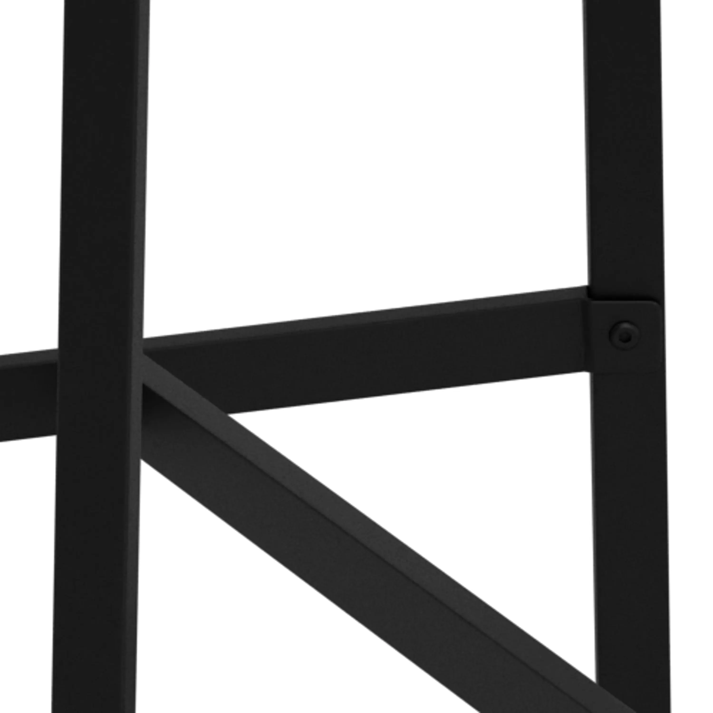 image metal, stool, frame, black, diagonal-brace