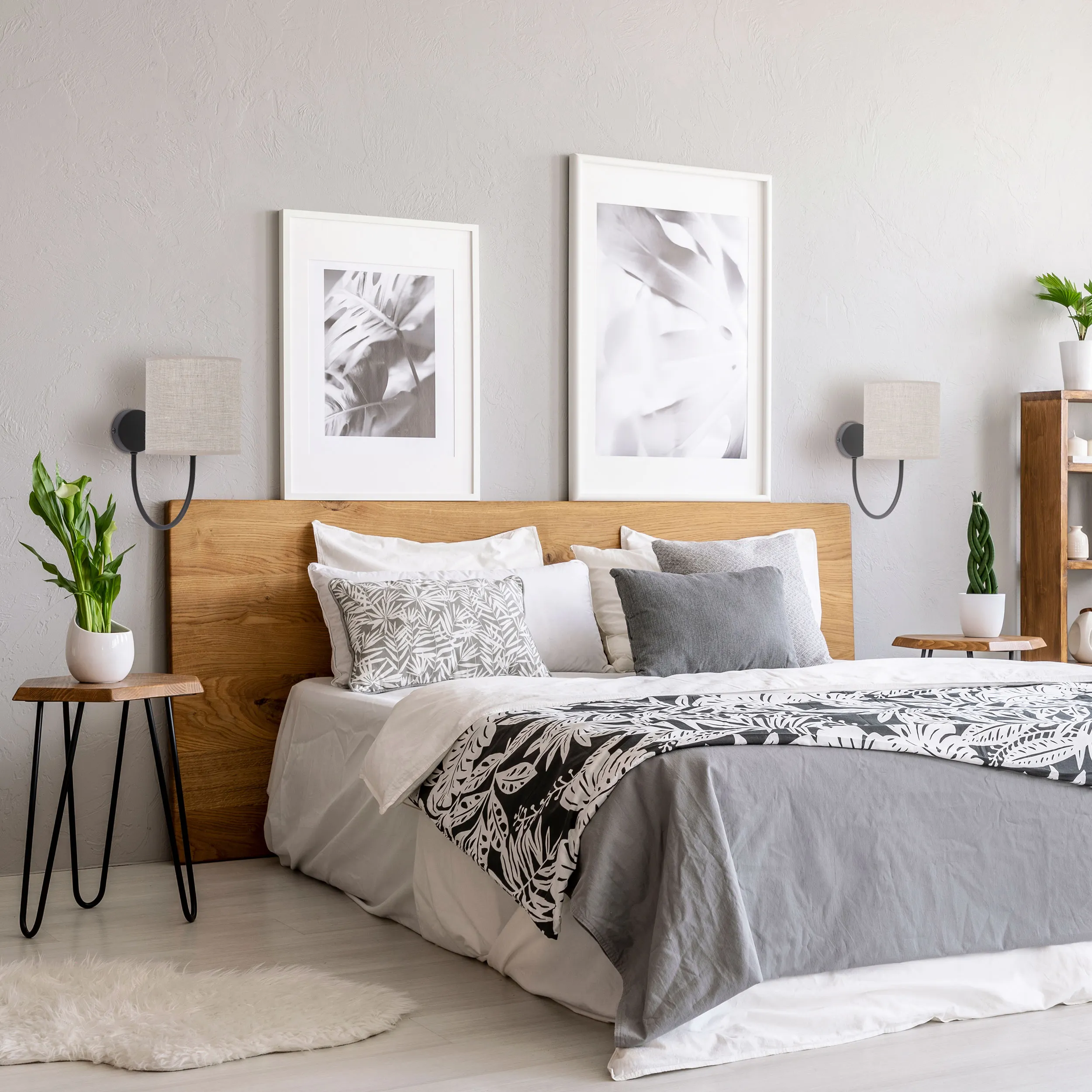 Kinkiet TORENS czarny z brązowym okrągłym kloszem 30x16cm - TK_4630