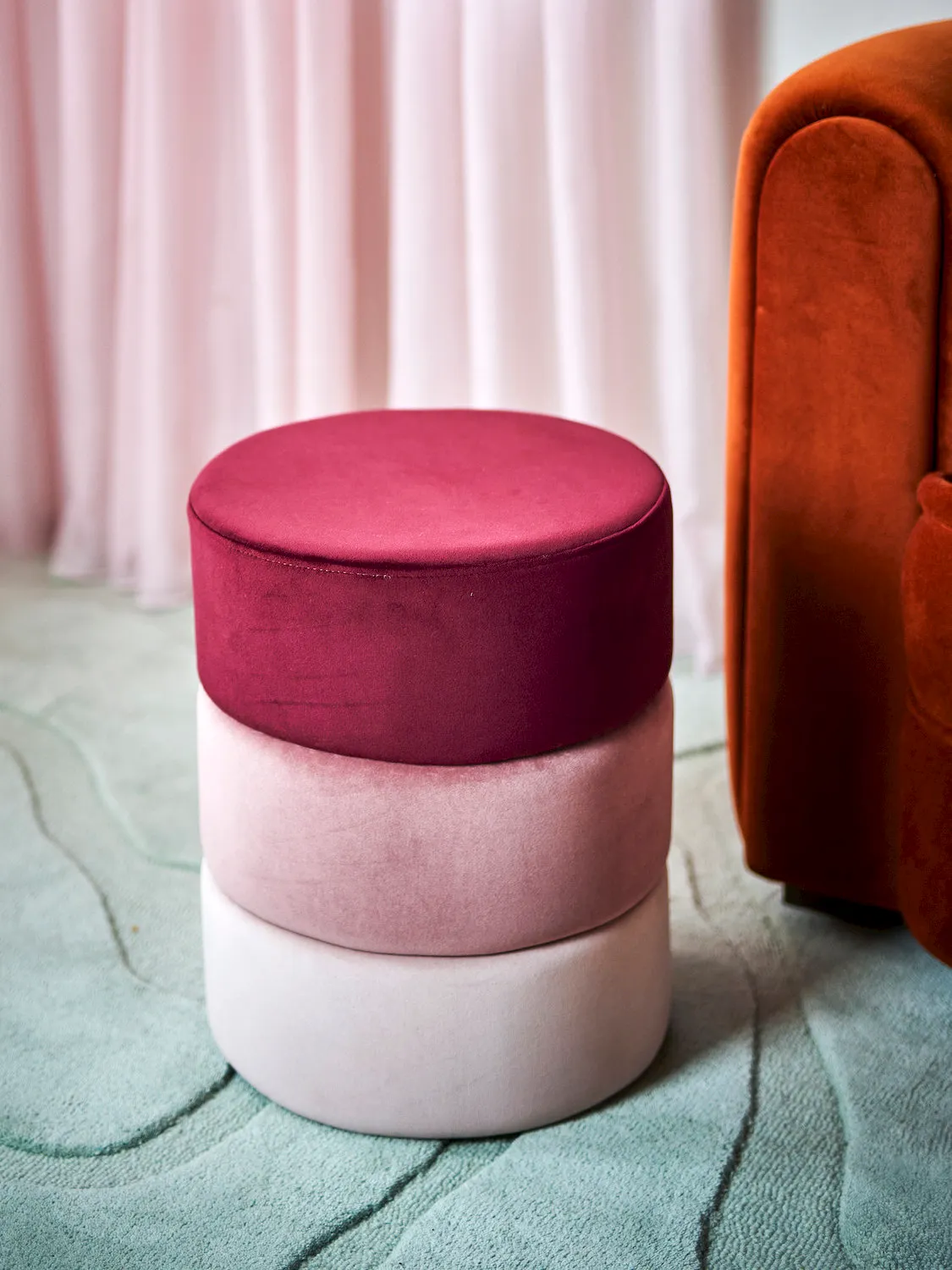 stool, pouf, futon, krzesłopodstawkowy?, tkanina velvetowy