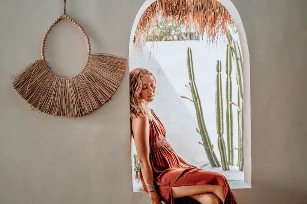 DEKORACJA ŚCIENNA MANDONG NATURALNA - MMWA001N