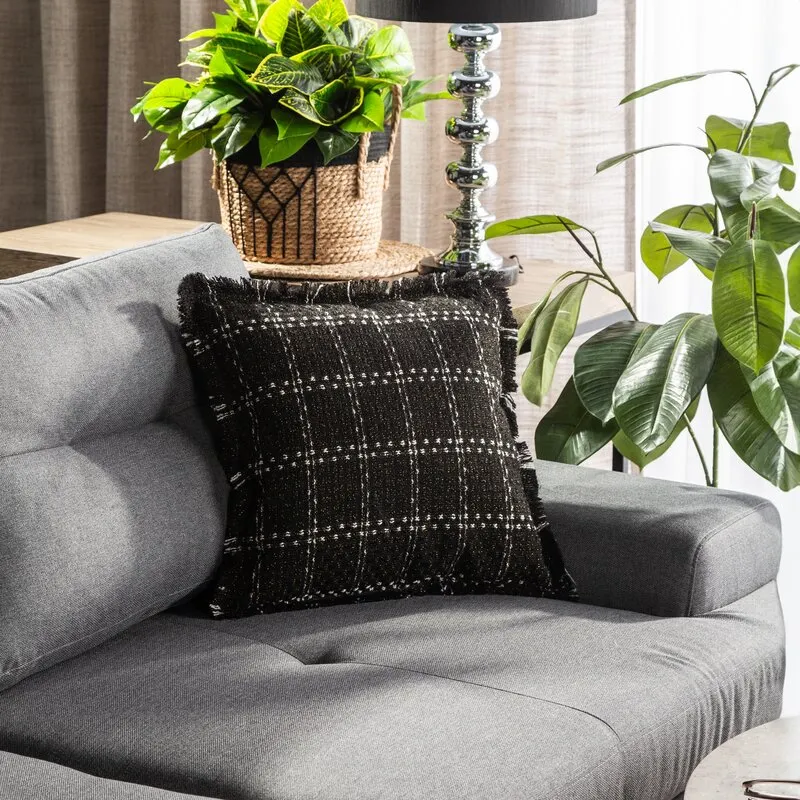 POSZEWKA DARA 45 X 45 CM CZARNY - EU_439757