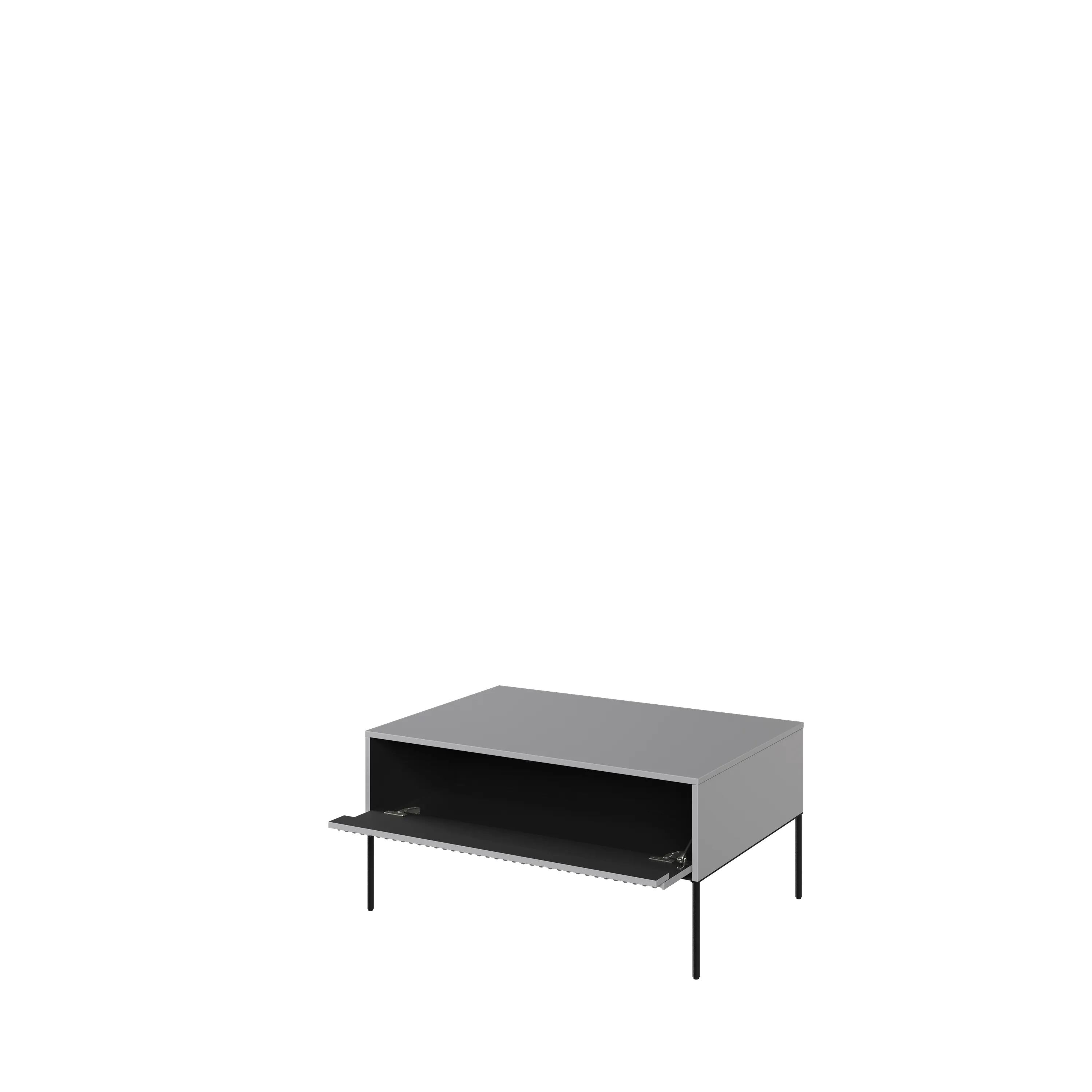 Stolik kawowy TREND TR-09 1K szary/czarny - TR9SC-V2