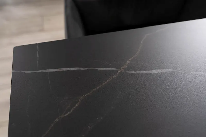 Stół rozkładany WESTIN CERAMIC 90x160(240) Sahara Noir czarny - WESTINCCC160