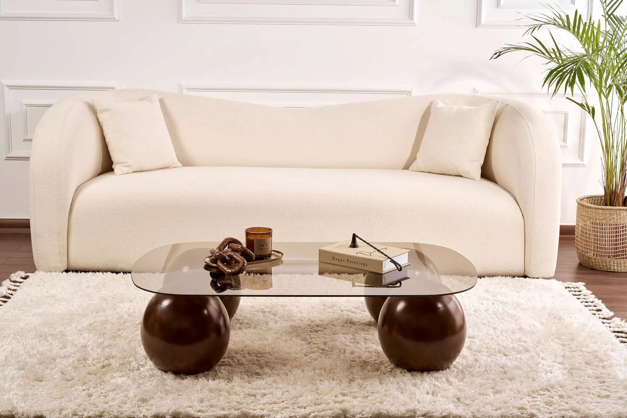 Stolik kawowy EVARA 75x118 cm orzech brązowy - ASI_857NRD1127