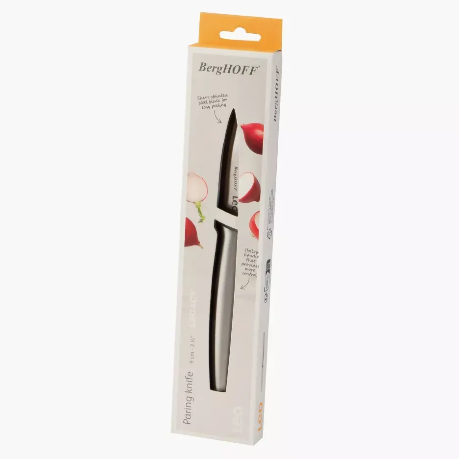 Nóż do obierania LEO 9 cm srebrny — zdjęcie 3