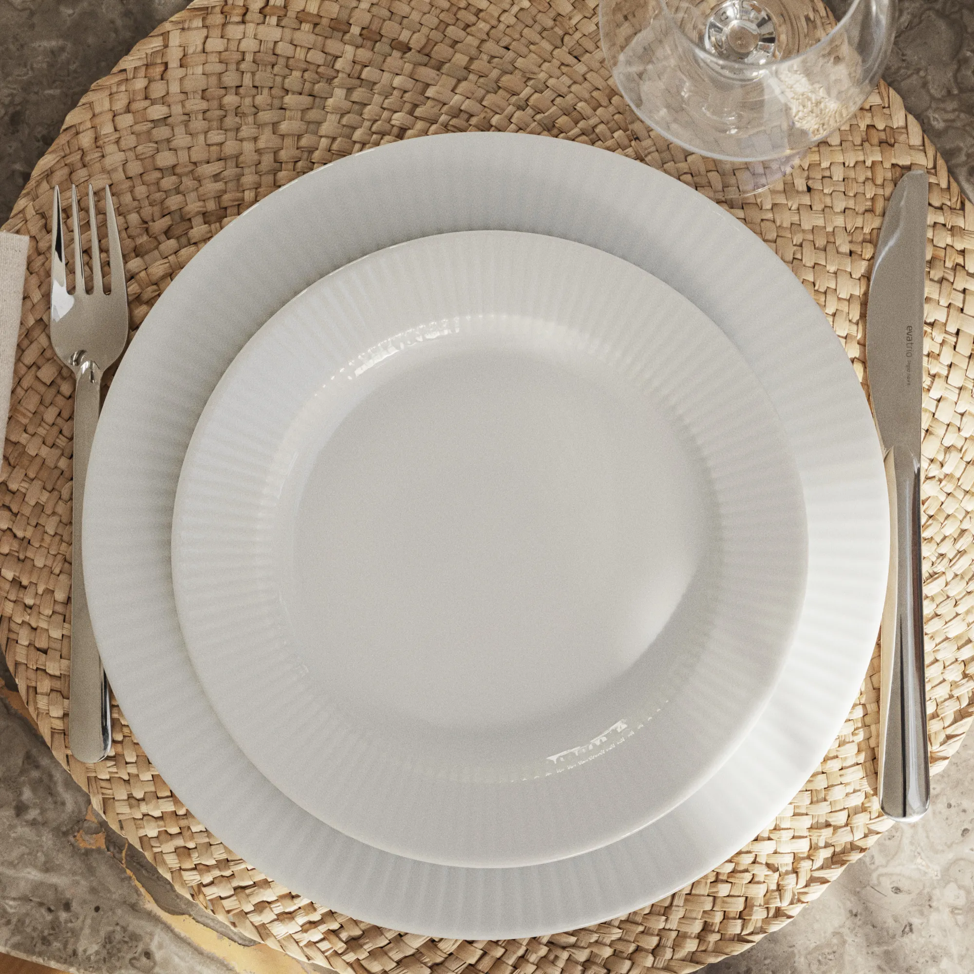 image talerz, zestaw naczyń, biały talerz, naczynie stołowe, krajowy zestaw