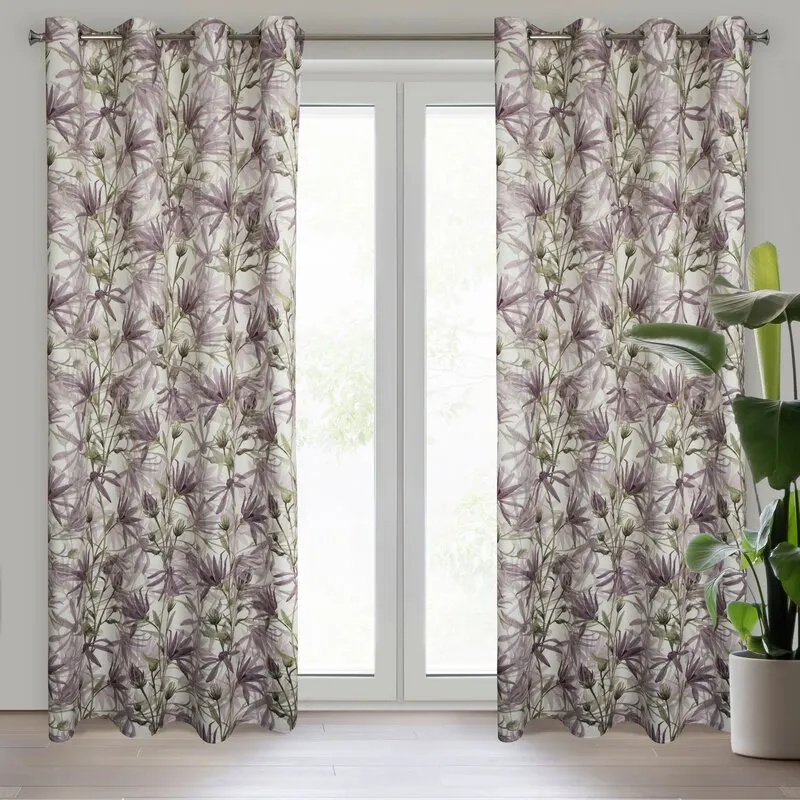 ZASŁONA GOTOWA TESSA 140 X 250 CM FIOLETOWY ZASŁONA GOTOWA TESSA 140 X 250 CM FIOLETOWY