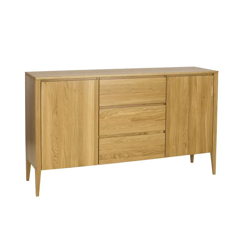 Komoda dębowa KD330 Naturalny DREWMAX — zdjęcie 4