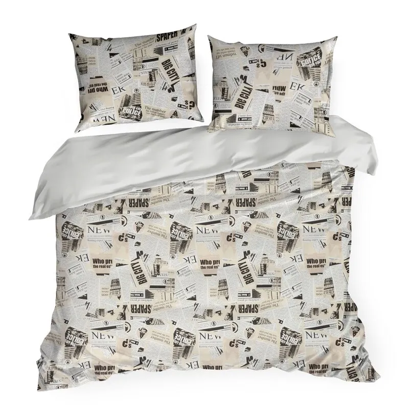 Komplet pościeli bawełnianej SONIA 39 220 X 200 cm Beżowy Komplet pościeli bawełnianej SONIA 39 220 X 200 cm Beżowy