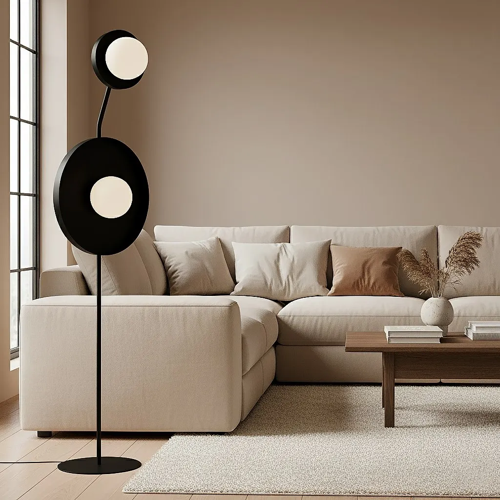 Lampa podłogowa KISS LP2 czarna — zdjęcie 6