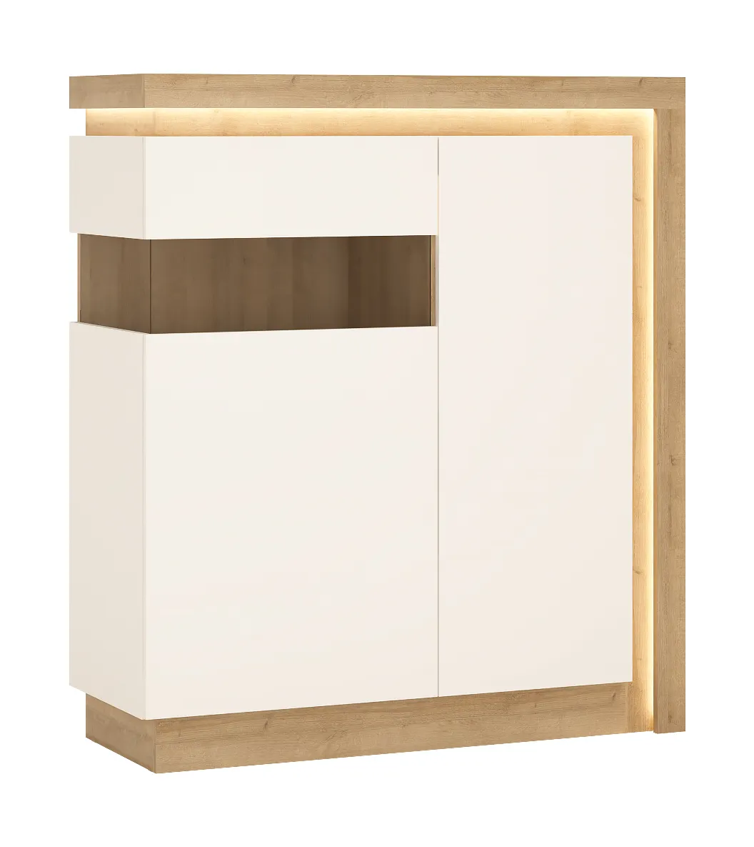 NISKA WITRYNA LYON LYOV04L DĄB RIVIERA JASNA / BIAŁA HG