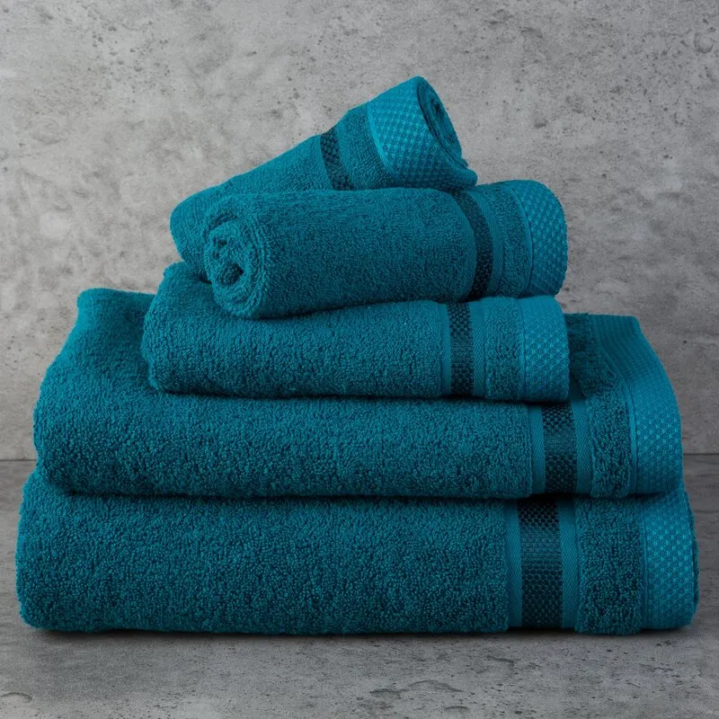 RĘCZNIK ABBIE (01) 40 X 60 CM TURKUSOWY - EU_454211